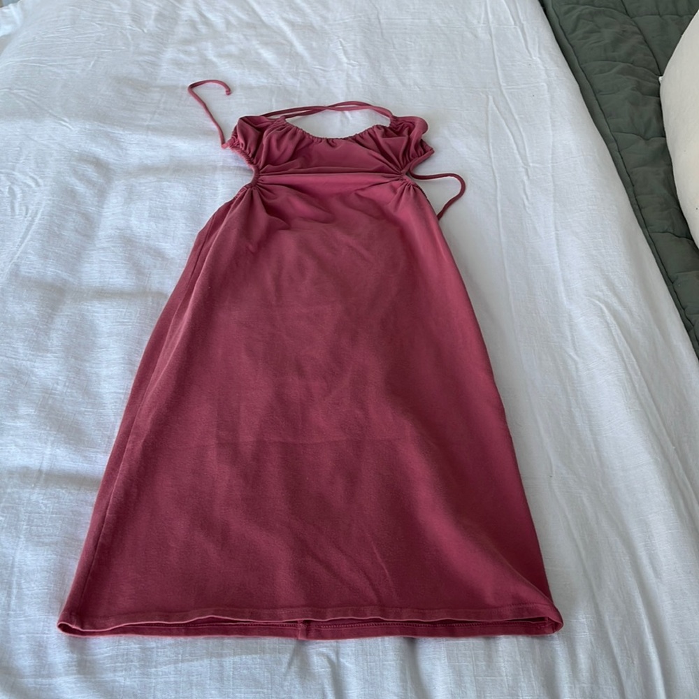 Pink Midi Dress (Michael Costello)